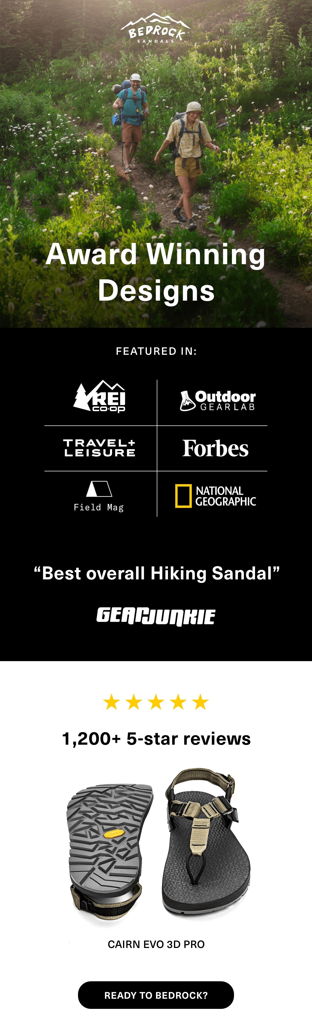 Bedrock Sandals mail