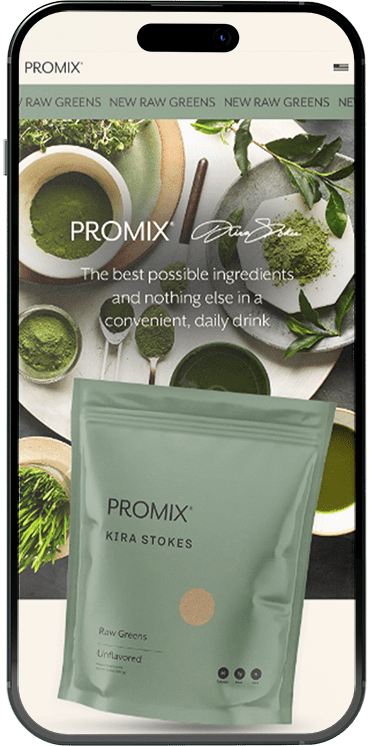 Promix Nutrition Raw Greens Klaviyo Email Campaign