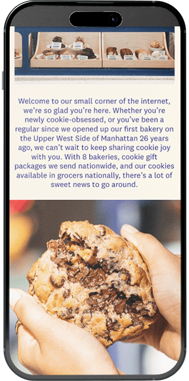 Levain Bakery Welcome Email Flow Message by Zettler Digital