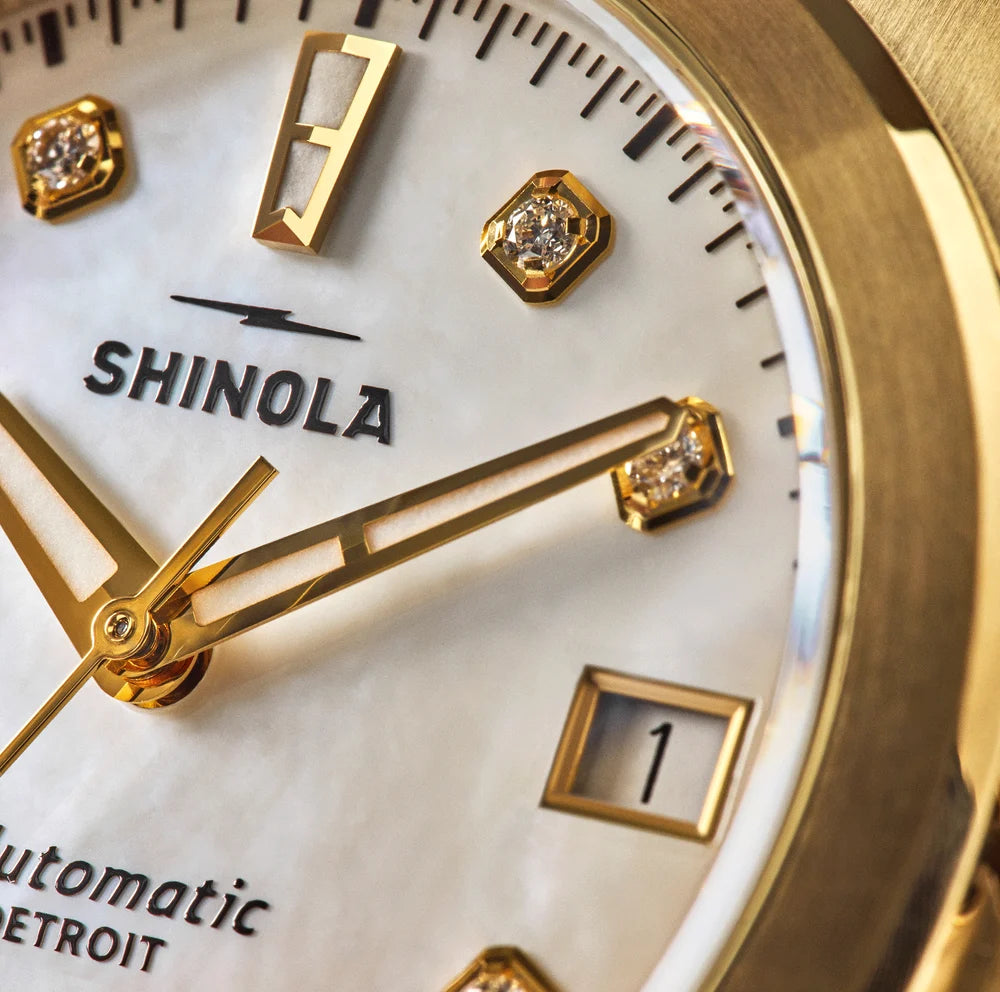 Shinola Gold Watch